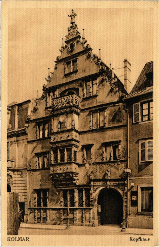 Carte postale ancienne Colmar - Kopfhaus à Colmar