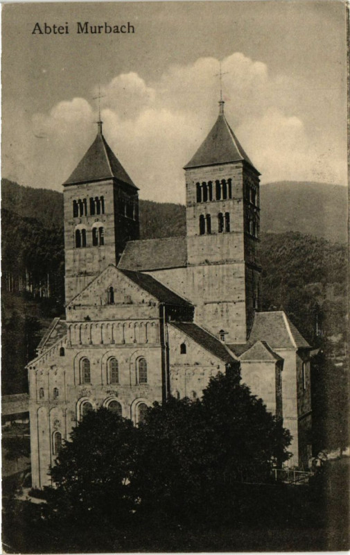 Carte postale ancienne Abtei Murbach à Murbach