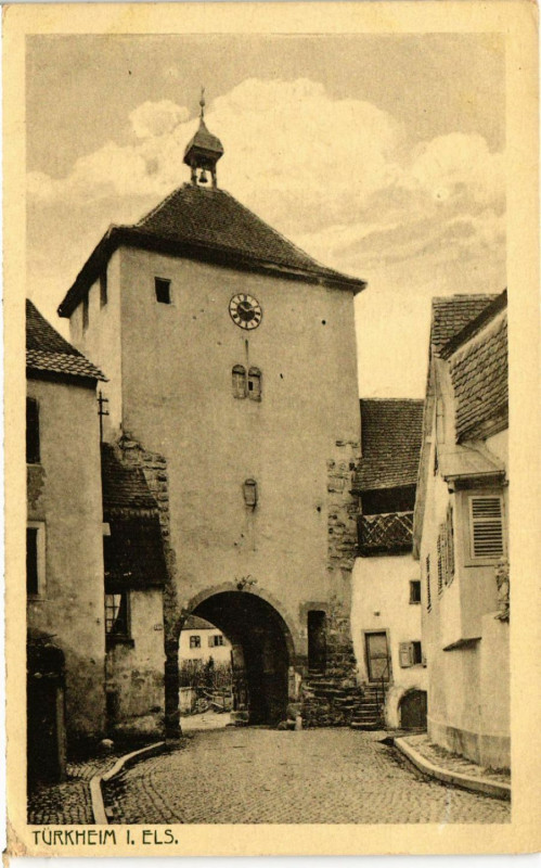 Carte postale ancienne Turkheim i. Els.