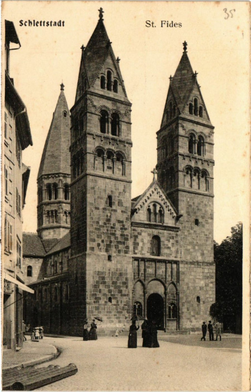 Carte postale ancienne Slettstadt - Saint-Fides