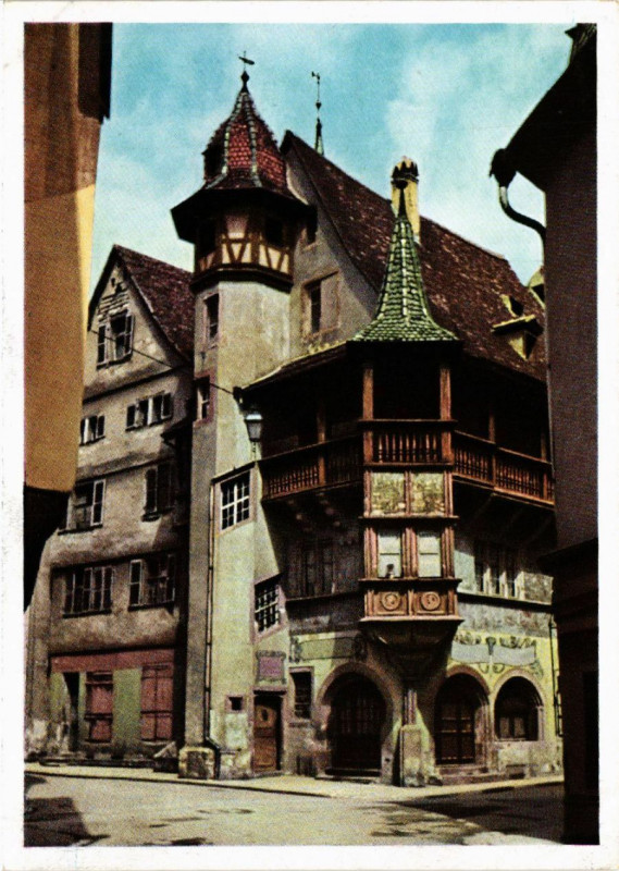 Carte postale ancienne Kolmar - Das Pfisterhaus