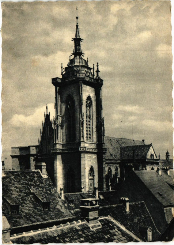 Carte postale ancienne Kolmar - Das Munster à Munster