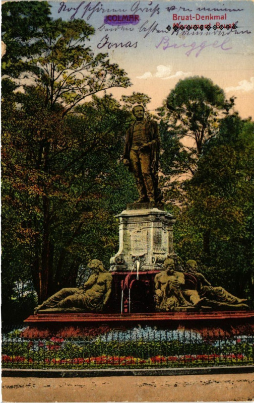 Carte postale ancienne Bruat-Denkmal