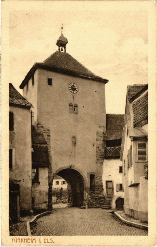 Carte postale ancienne Turkheim I.-Els.