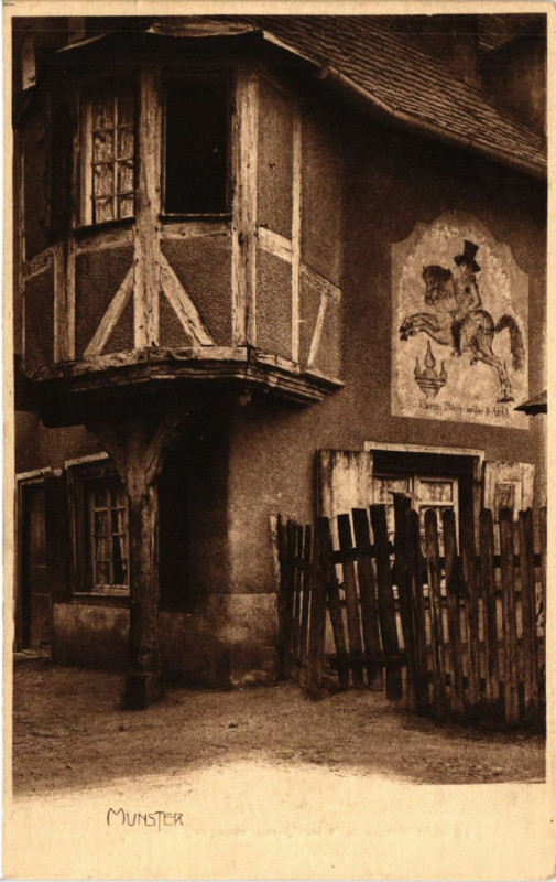 Carte postale ancienne Munster à Munster