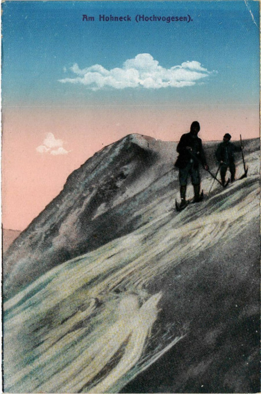 Carte postale ancienne Am Hohneck (Hochvogesen)