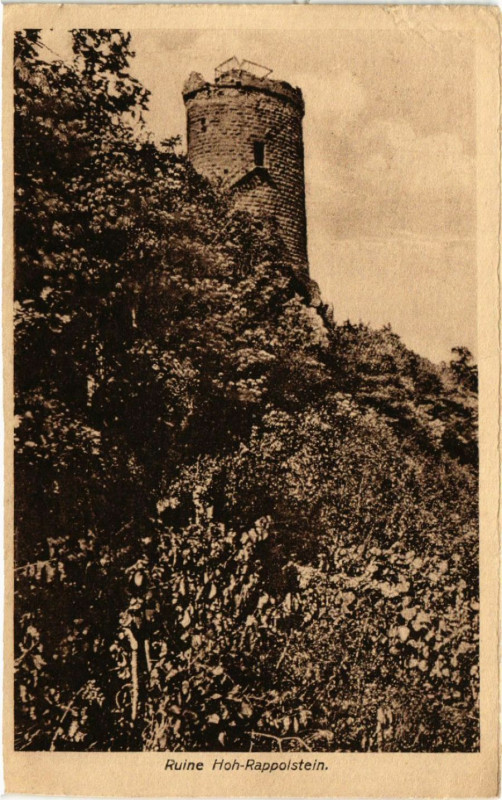 Carte postale ancienne Ruine Hoh-Rappolstein