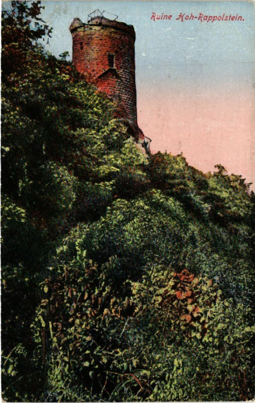 Carte postale ancienne Ruine Hoh - Rappelstein