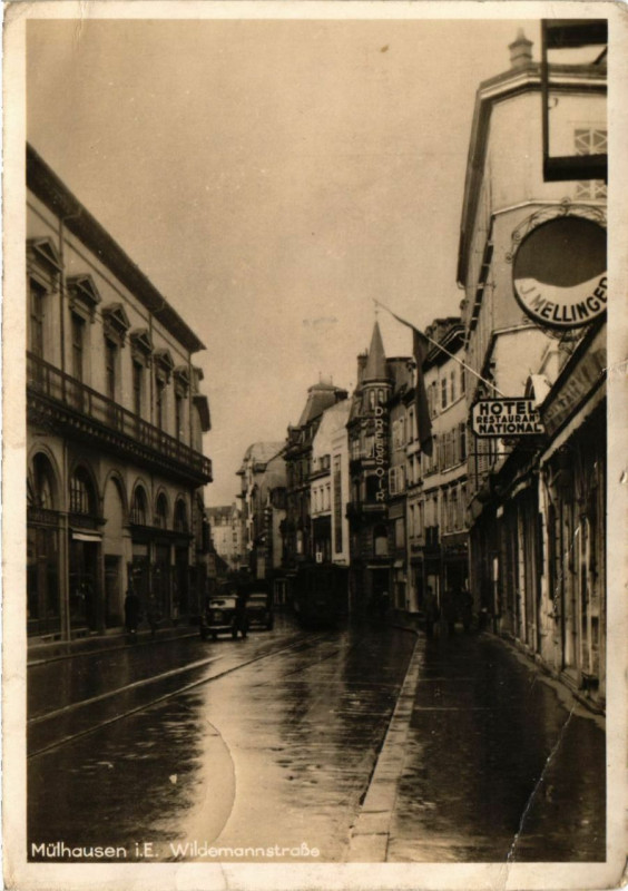 Carte postale ancienne Mulhausen i. E. - Wildemannstrasse