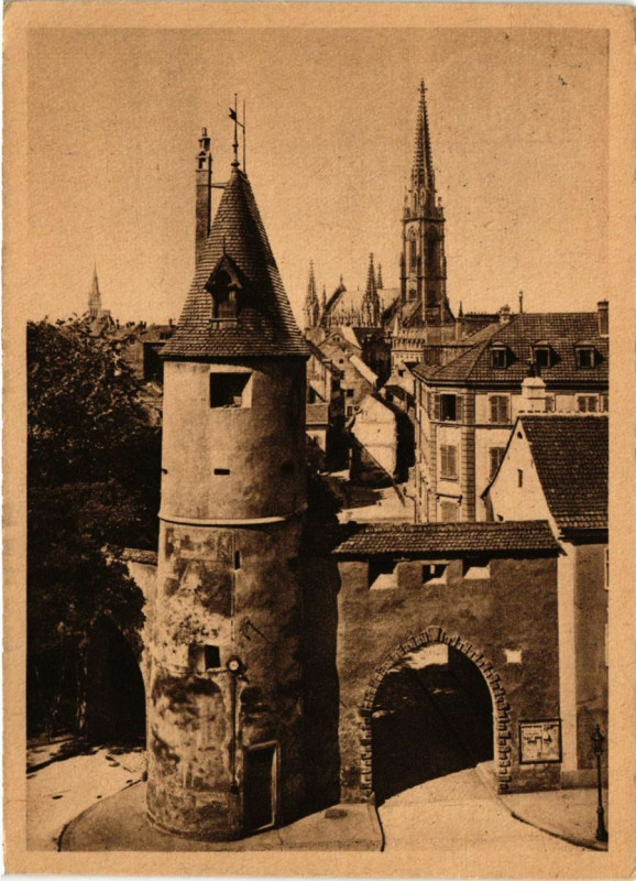 Carte postale ancienne Mulhausen - Bollwerkturm