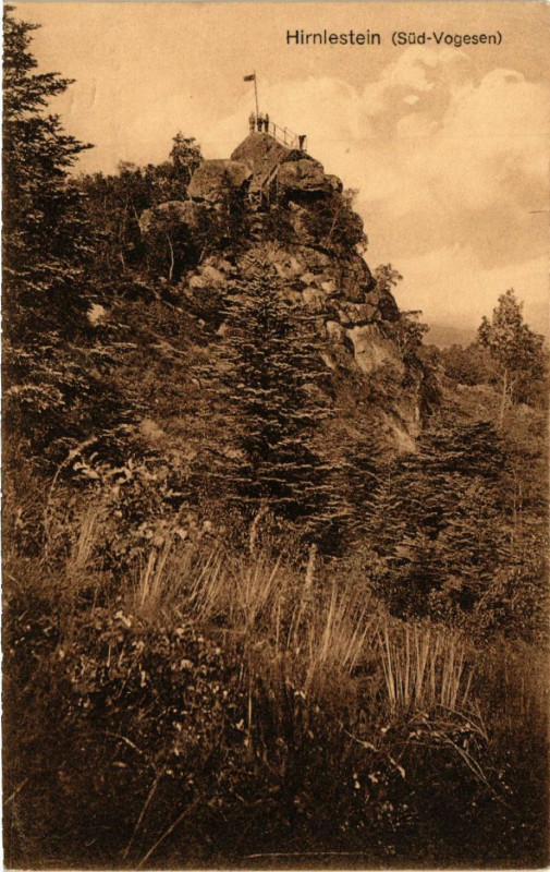 Carte postale ancienne Hirnlestein (Sud - Vogesen)