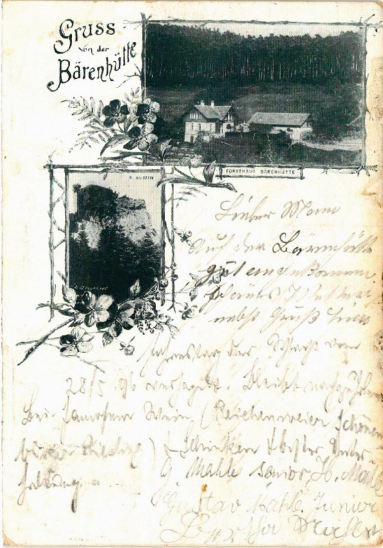 Carte postale ancienne Gruss von der Barenhutte