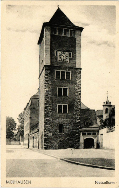 Carte postale ancienne Mulhausen - Nesselturm