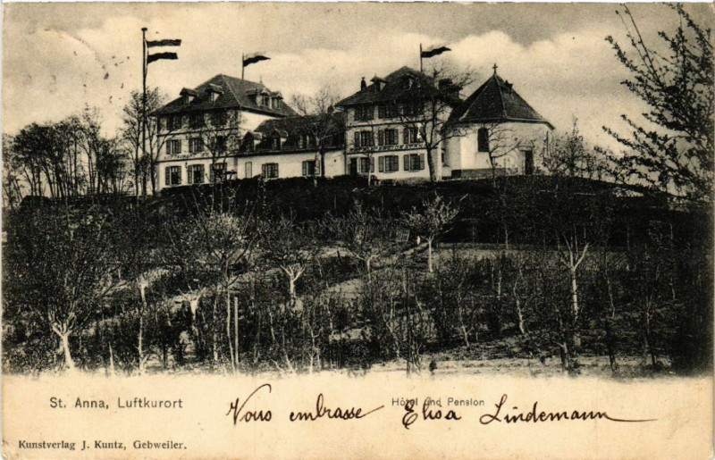 Carte postale ancienne Saint-Anna - Luftkurort