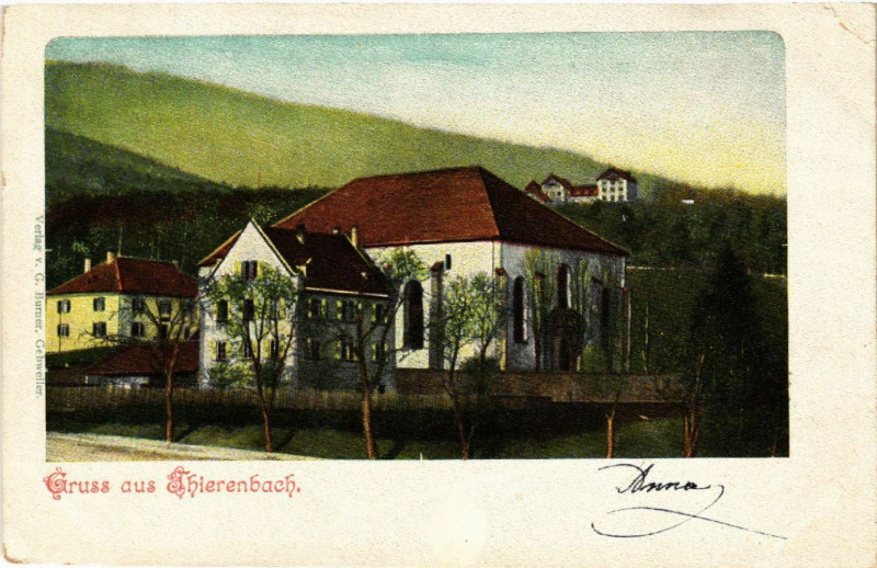 Carte postale ancienne Gruss aus Thierenbach