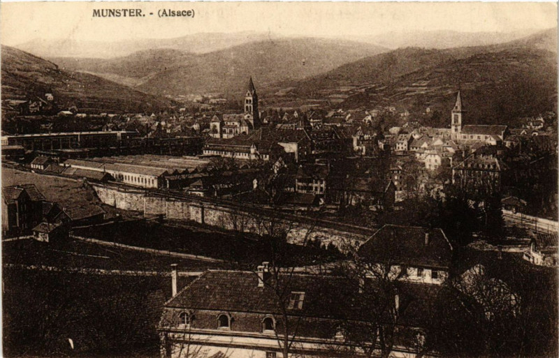 Carte postale ancienne Munster à Munster