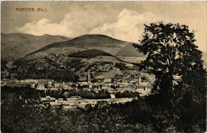 Carte postale ancienne Munster à Munster