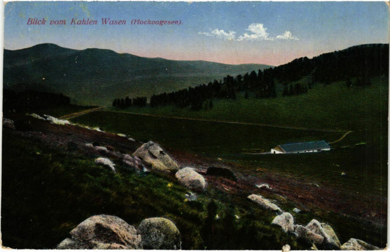 Carte postale ancienne Blick vom Kahlen Wasen