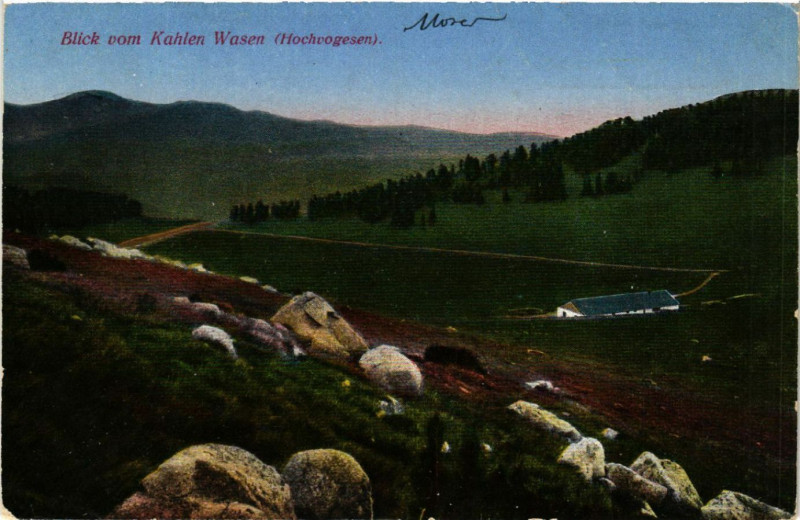 Carte postale ancienne Blick vom Kahlen Wasen