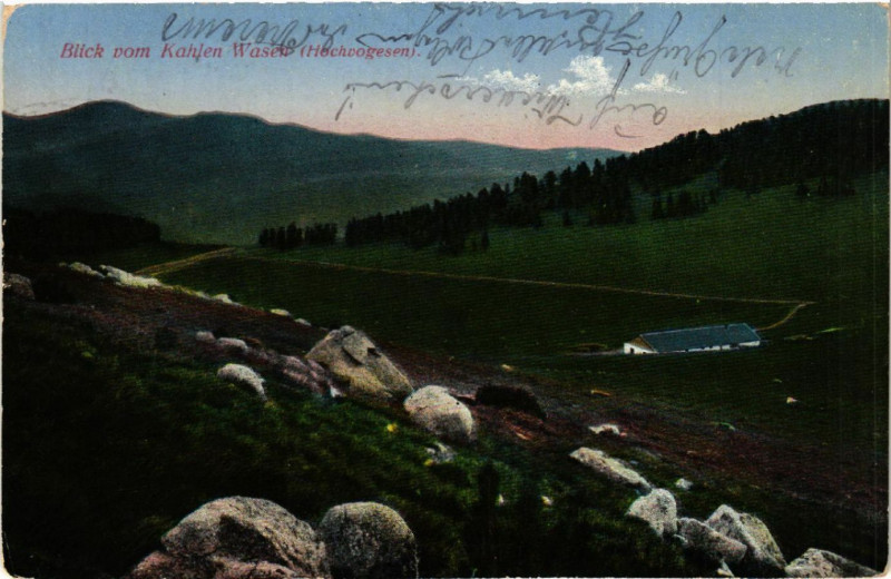 Carte postale ancienne Blick vom Kahlen Wasen