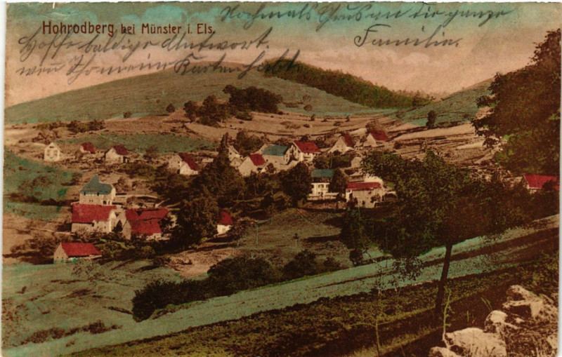 Carte postale ancienne Hohrodberg b. Munster à Munster