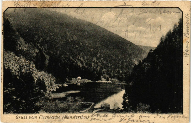 Carte postale ancienne Gruss vom Fischboedle