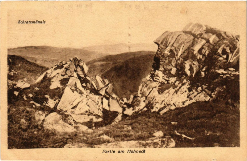 Carte postale ancienne Partie am Hohneck