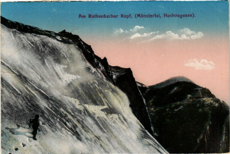 Carte postale ancienne Am ROTENBACHer Kopf