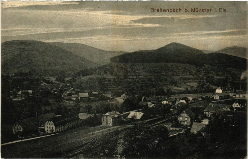 Carte postale ancienne Breitenbach b. Munster à Munster