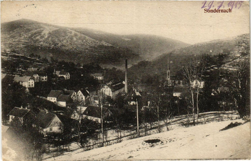 Carte postale ancienne Sondernach à Sondernach