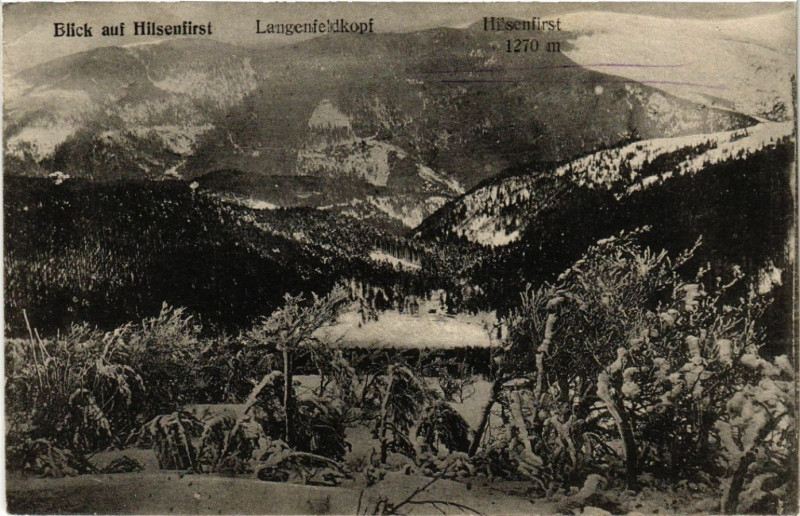 Carte postale ancienne Blick auf Hilsenfirst - Langenfeldkopf