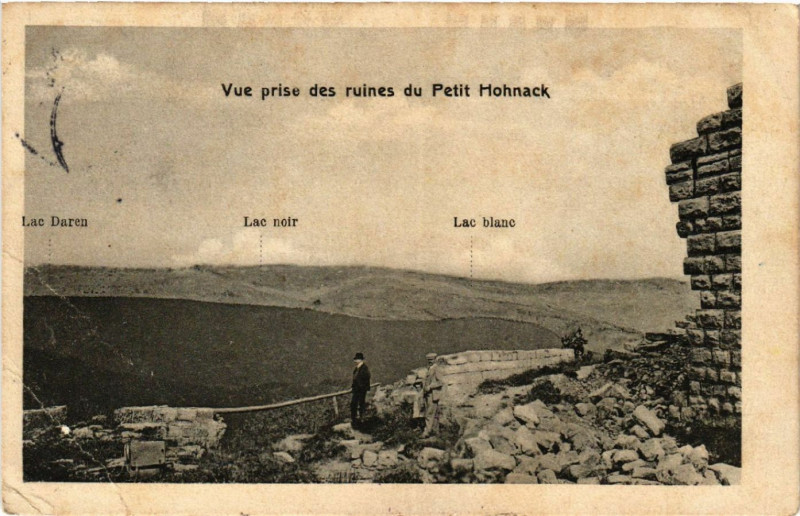 Carte postale ancienne Vue prise des ruines du Petit Hohnack