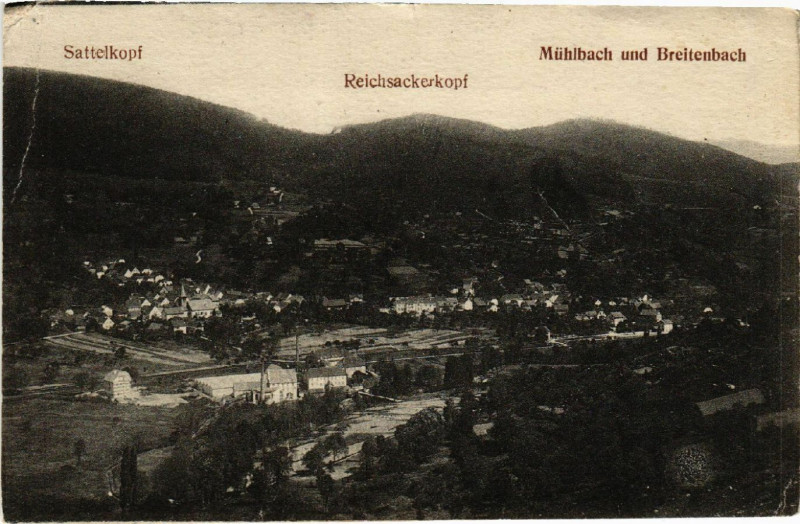 Carte postale ancienne Sachelkopf - REICHSACKERopf