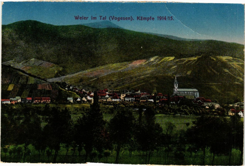 Carte postale ancienne Wier im Tal - Kampfe 1914/15