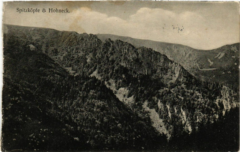 Carte postale ancienne Spitzkopfe & Hohneck