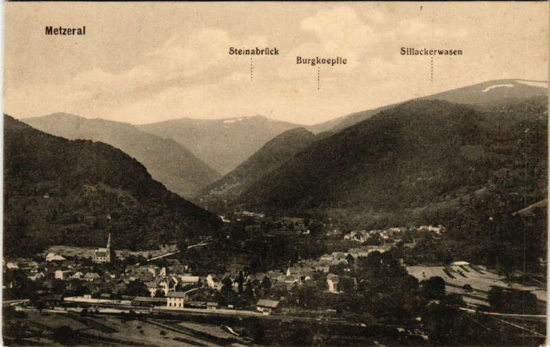 Carte postale ancienne Metzeral à Metzeral
