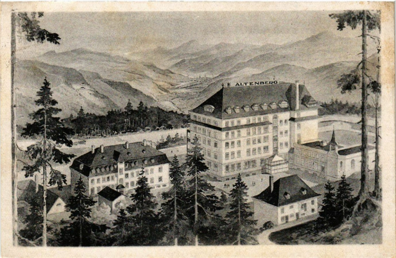 Carte postale ancienne Altenberg - Poste Stosswihr à Stosswihr