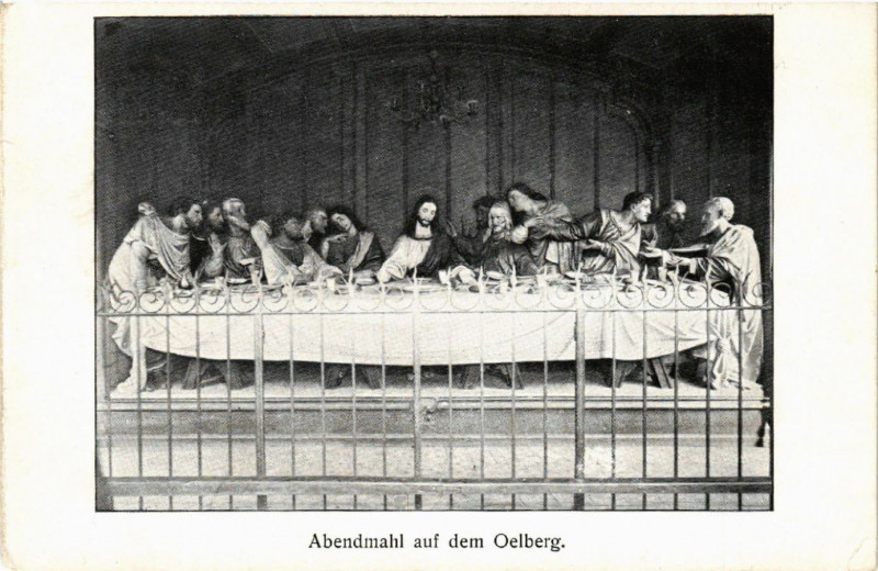 Carte postale ancienne Abendmahl auf dem Oelberg