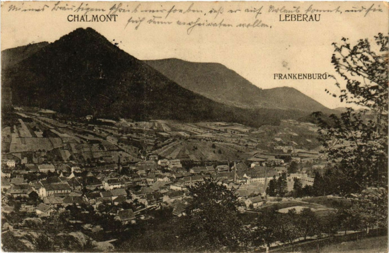 Carte postale ancienne Chalmont - Leberau