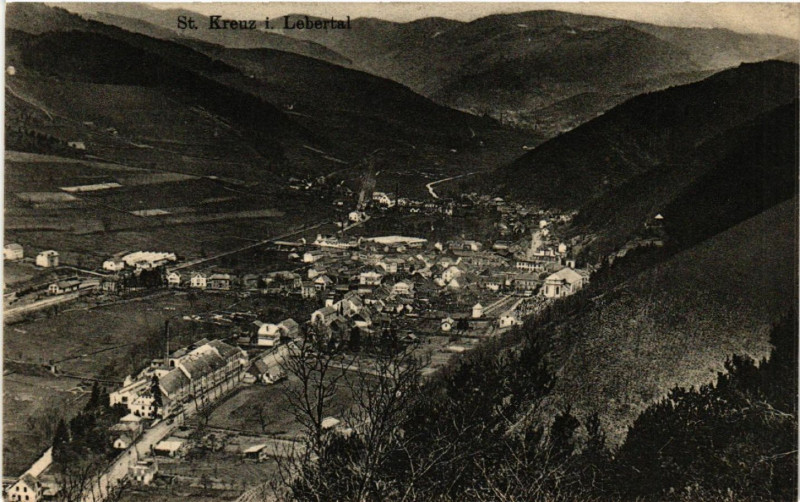 Carte postale ancienne Saint-Kreuz i. Lebertal