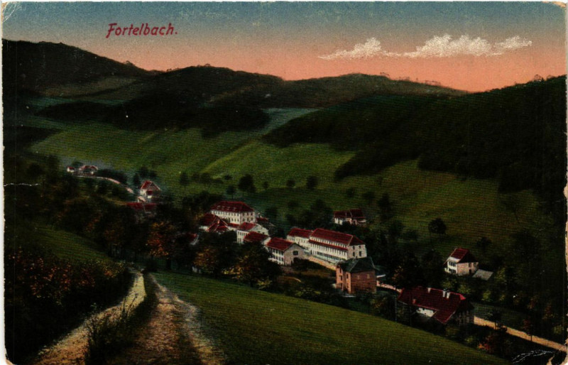 Carte postale ancienne Fortelbach à Elbach