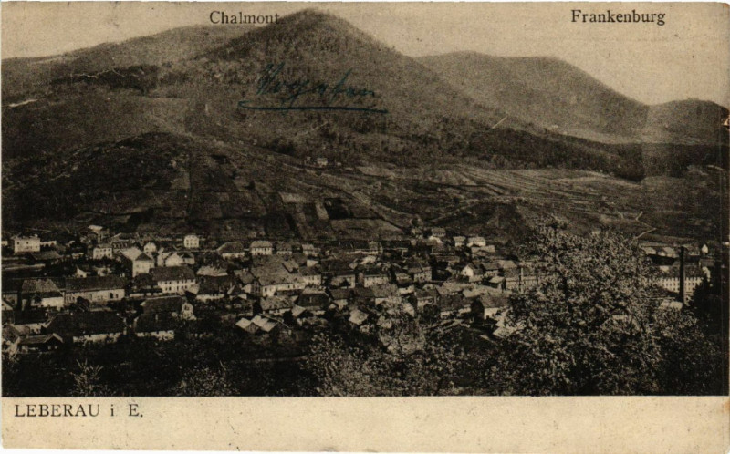Carte postale ancienne Chalmont - Frankenburg à Franken