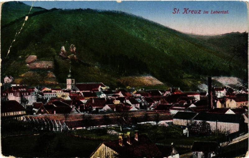 Carte postale ancienne Saint-Kreuz im Lebertal