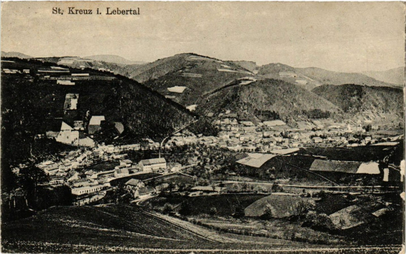 Carte postale ancienne Saint-Kreuz i. Lebertal