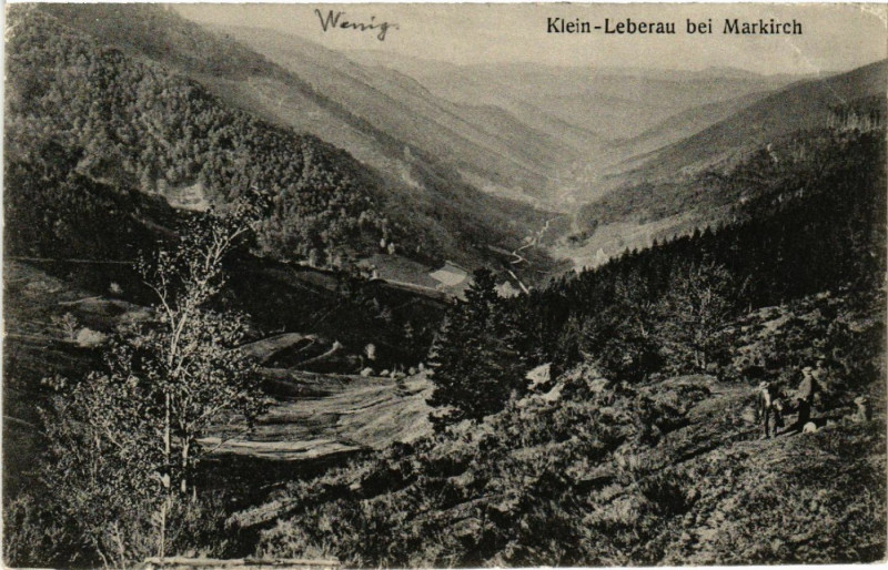 Carte postale ancienne Klein Leberau b. Markirch