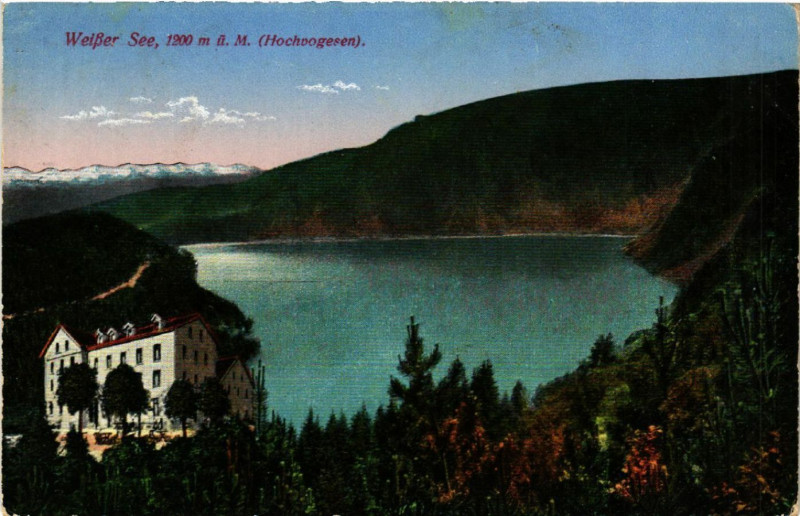 Carte postale ancienne Weisser See