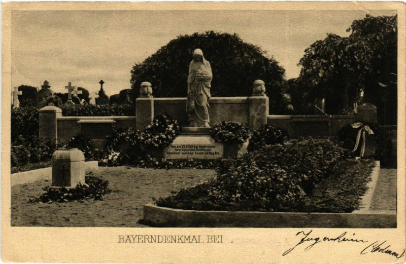 Carte postale ancienne Bayerndenkmal