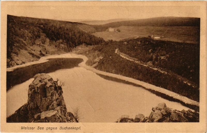Carte postale ancienne Weisser See gegen Buchenkopf