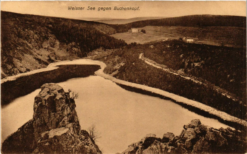 Carte postale ancienne Weisser See gegen Buchenkopf