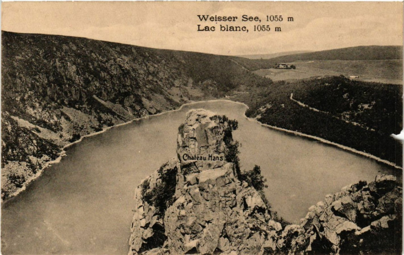 Carte postale ancienne Weisser See - Lac blanc